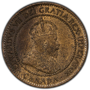 SOLD Canada 1902 1 Large Cent Coin - EF/AU