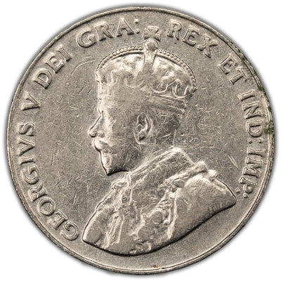 SOLD Canada 1926 Far 6 5 Cents Nickel Coin - Fine