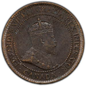 SOLD Canada 1902 1 Large Cent Coin - About EF