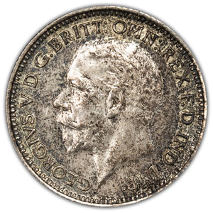 Great Britain 1927 6d Six Pence Proof Silver Coin KM #832