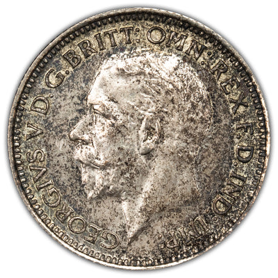 Great Britain 1927 6d Six Pence Proof Silver Coin KM #832