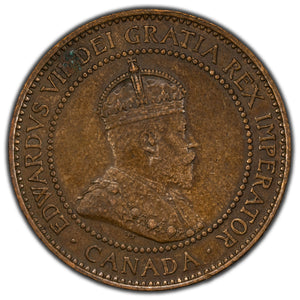 SOLD Canada 1908 1 Large Cent Coin - EF
