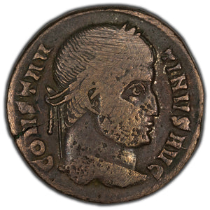 SOLD Ancient Rome Constantine I AD 320-321 Ticinum Follis Coin Ric #140s
