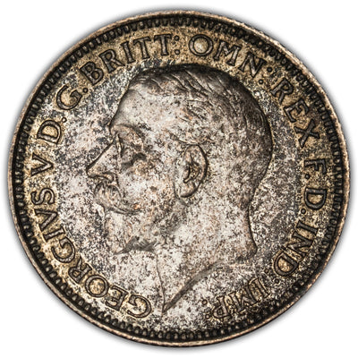 Great Britain 1927 6d Six Pence Proof Silver Coin KM #832