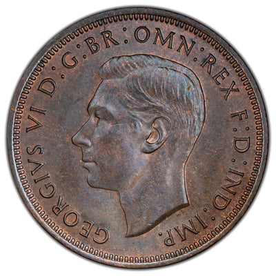 Great Britain 1937 1/2d Half Penny Coin - Uncirculated