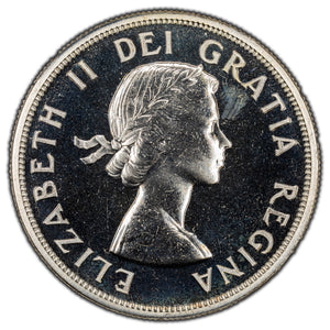 SOLD Canada 1963 $1 Silver Dollar Coin - PL Proof-Like Strike