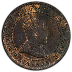SOLD Canada 1902 1 Large Cent Coin - Corrosion