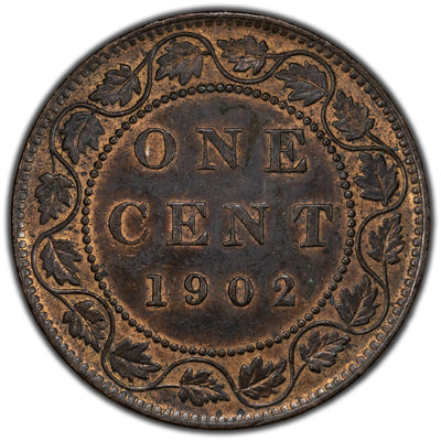 SOLD Canada 1902 1 Large Cent Coin - Corrosion