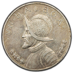 SOLD Panama 1947 Balboa Silver Coin KM #13
