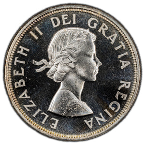 SOLD Canada 1964 $1 Silver Dollar Coin - PL Proof-Like Strike