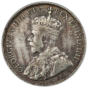 SOLD Canada 1916 50 Cents Half Dollar Silver Coin - F-15