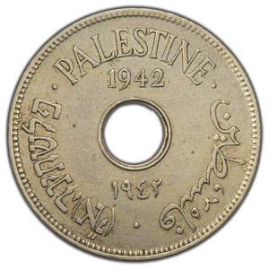 SOLD Palestine 1942 10 Mils Coin KM #4