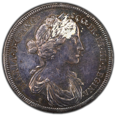 Great Britain Mary of Modena Wife of James II 1685 Coronation Silver Medal E #274