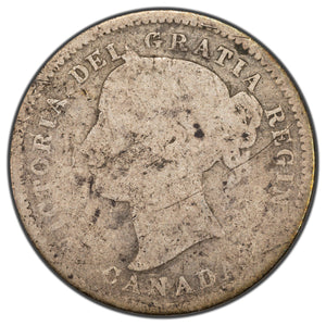 SOLD Canada 1874 H 10 Cents Dime Silver Coin