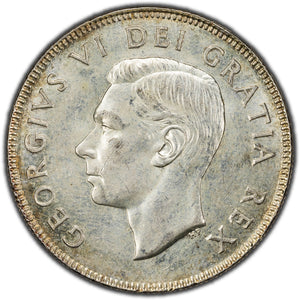 SOLD Canada 1952 50 Cents Half Dollar Silver Coin