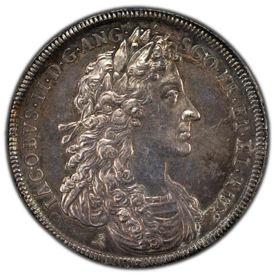 SOLD Great Britain James II 1685 Coronation Silver Medal E #273