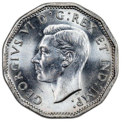 Canada 1944 5 Cents Nickel Coin - MS-64