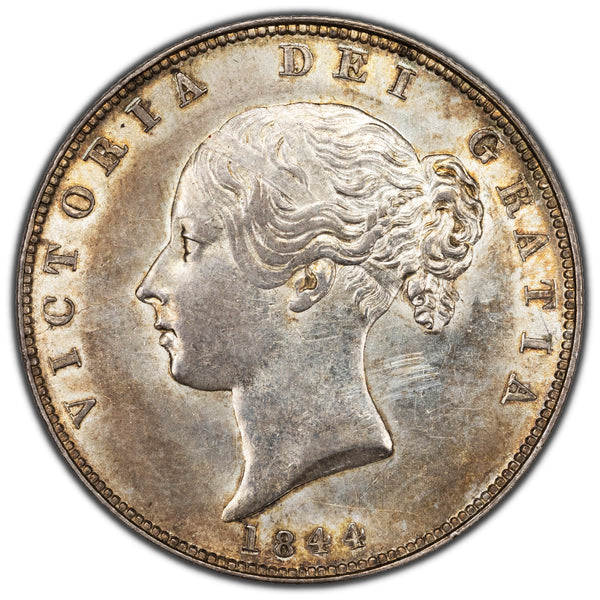 Great Britain 1844 1/2 Half Crown Silver Coin SP #3888 - The Toronto ...