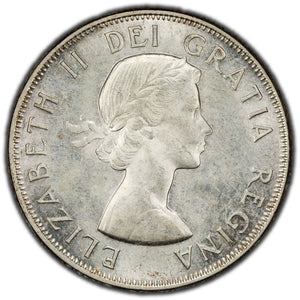 SOLD Canada 1956 50 Cents Half Dollar Silver Coin - Choice UNC