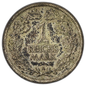 SOLD Germany 1925-A One Mark Silver Coin KM #44