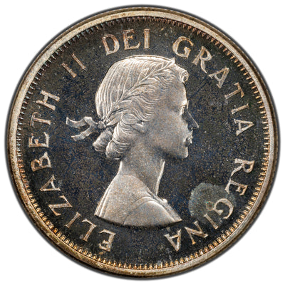 Canada 1956 25 Cents Silver Coin - PL Proof Like Strike