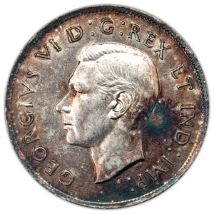 SOLD Canada 1943 50 Cents Half Dollar Coin - EF-45