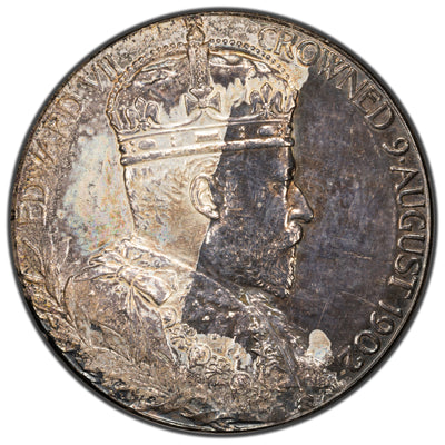Great Britain 1902 Coronation Silver Medal 31mm