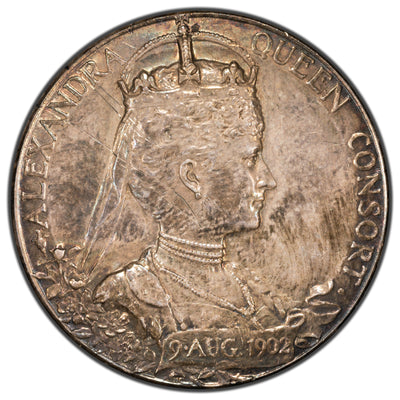 Great Britain 1902 Coronation Silver Medal 31mm
