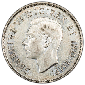 SOLD Canada 1944 50 Cents Half Dollar Silver Coin