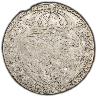 Poland 1625 Kraków 6 Grosze Silver Coin