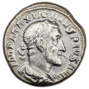 SOLD Ancient Rome Maximinus I AD 235-236 Denarius Silver Coin RIC #7a
