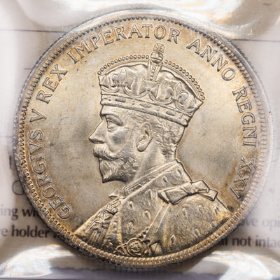 SOLD Canada 1935 $1 Silver Dollar Coin - ICCS MS-65