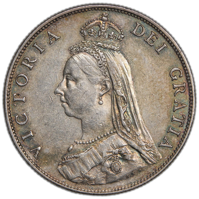 Great Britain 1887 Florin Silver Coin