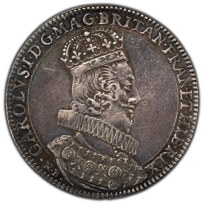 Great Britain Charles I 1626 Coronation Silver Medal E #106