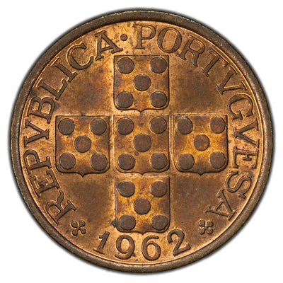 Portugal 1962 20 Centavos Coin KM #584 - UNC