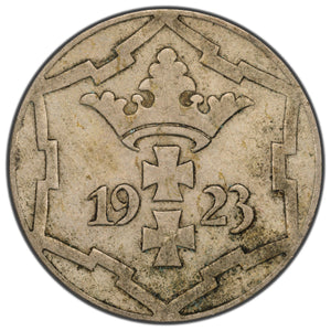 SOLD Danzig 1923 10 Pfennig Coin KM #143