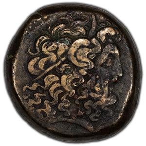 SOLD Ancient Greece c.219-204 BC Ptolemy Diobol SNG Copenhagen #114