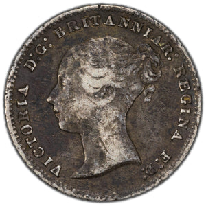 SOLD Great Britain 1854 4 Pence Silver Coin KM #731