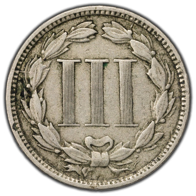 United States 1881 3 Cents Nickel Coin