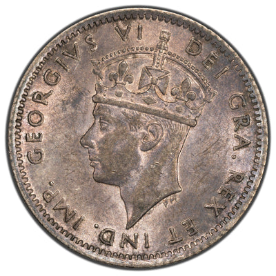 Newfoundland 1941 10 Cents Silver Coin - AU