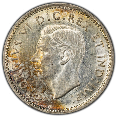 SOLD Canada 1940 10 Cents Dime Silver Coin - EF/AU