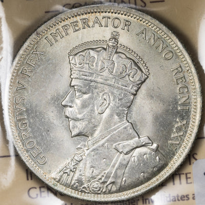 SOLD Canada 1935 $1 Silver Dollar Coin -First Year of Issue - ICCS MS-65