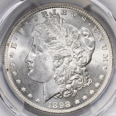 SOLD United States 1898 $1 Morgan Silver Dollar Coin - PCGS MS-64