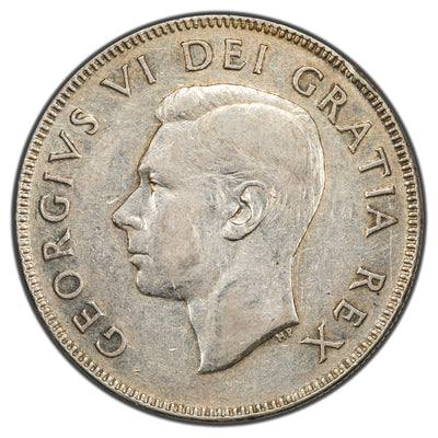 SOLD Canada 1948 50 Cents Half Dollar Silver Coin