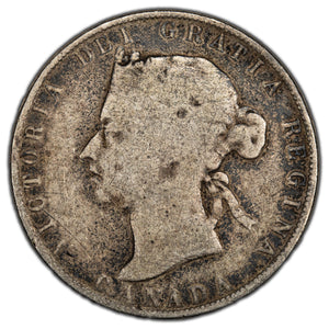 SOLD Canada 1901 50 Cents Half Dollar Silver Coin
