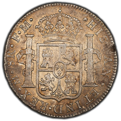 SOLD Mexico 1792 8 Reales Silver Coin KM #109 - Corrosion
