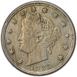 SOLD United States 1883 No Cents 5 Cents Liberty Nickel Coin