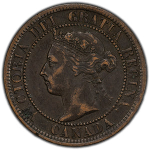 SOLD Canada 1899 1 Large Cent Coin - VF/EF