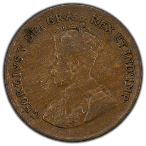 SOLD Canada 1923 1 Small Cent Coin - Key Date - VG