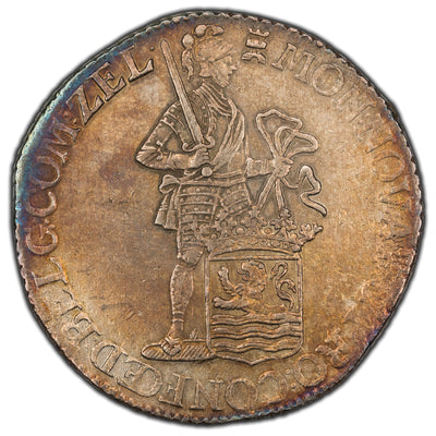 SOLD Netherlands Zeeland 1775 One Ducat Silver Coin KM #52.4